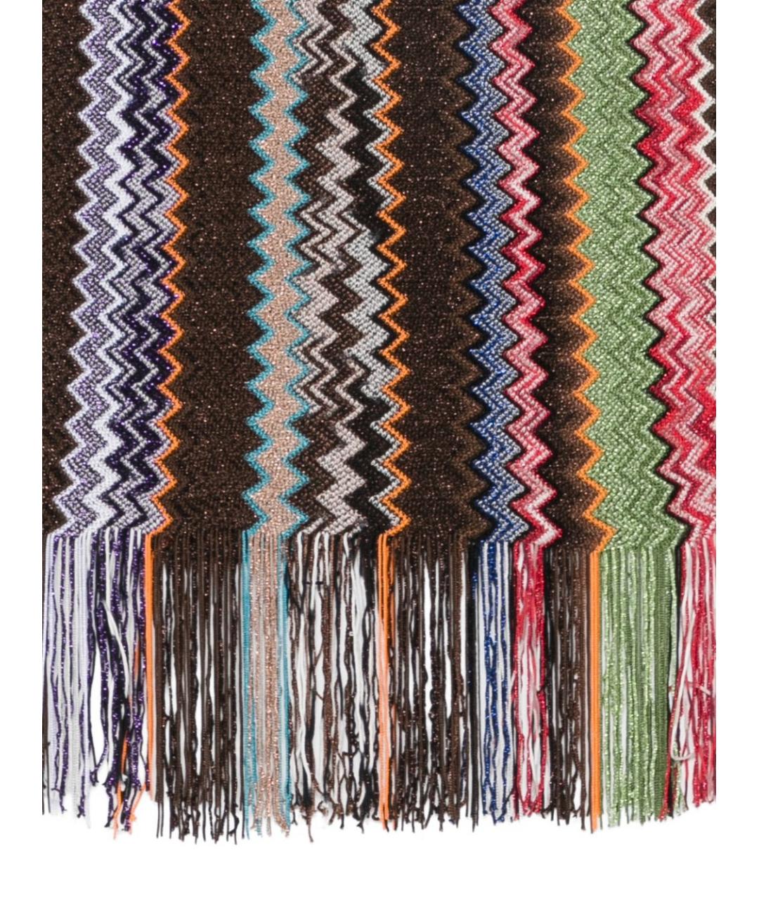 MISSONI Коричневый шарф, фото 2