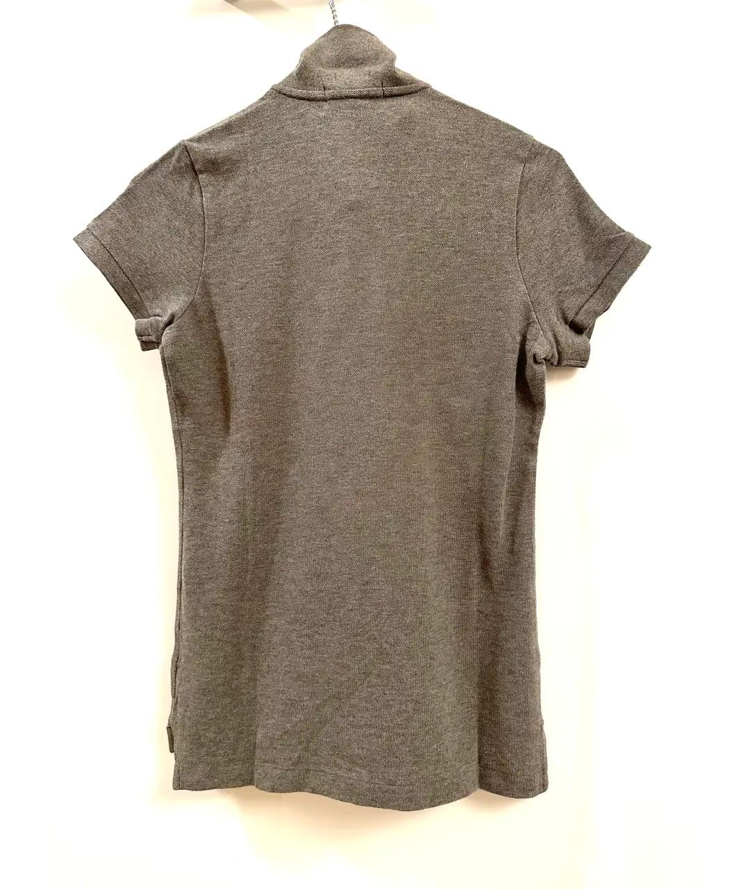 RALPH LAUREN Серая хлопковая футболка, фото 2