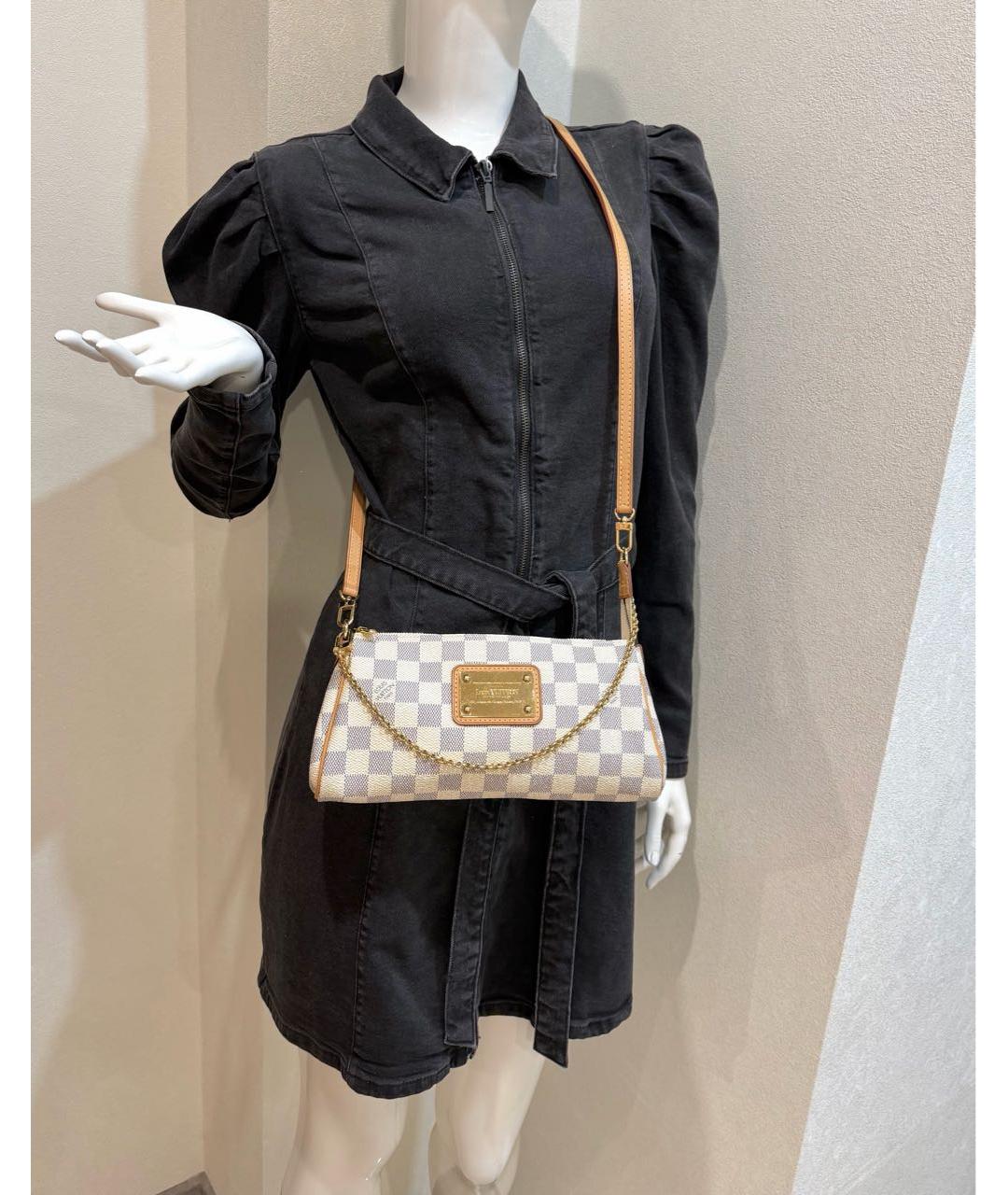 LOUIS VUITTON Белая сумка через плечо, фото 6