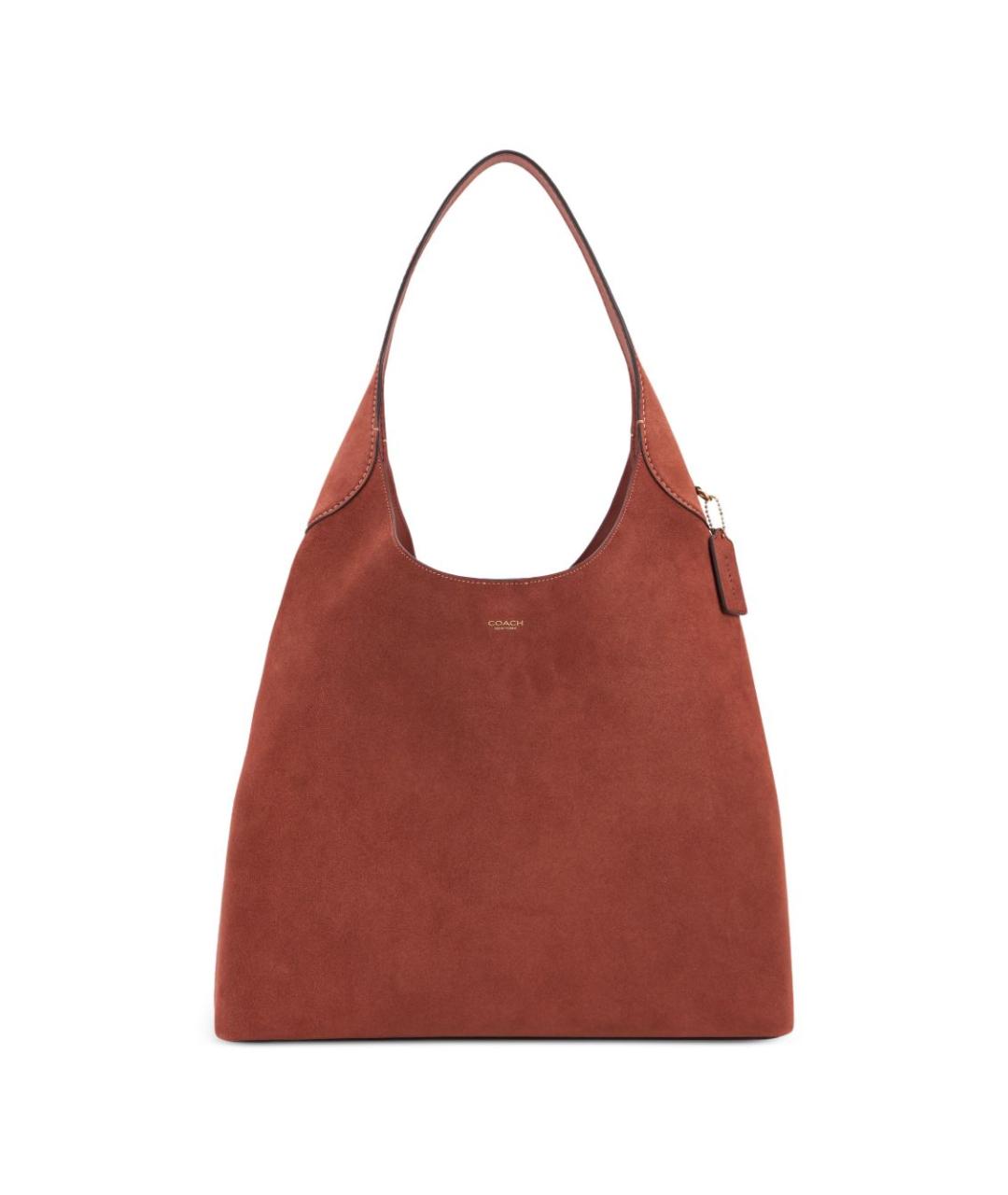 COACH Коричневая кожаная сумка тоут, фото 1