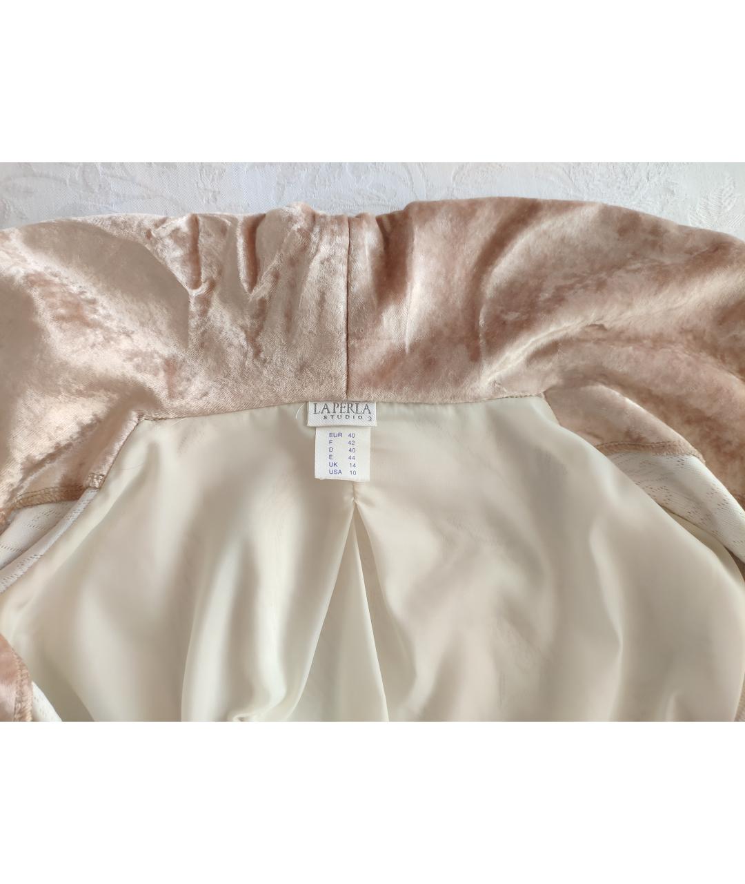 LA PERLA Бежевая хлопковая пижама, фото 3