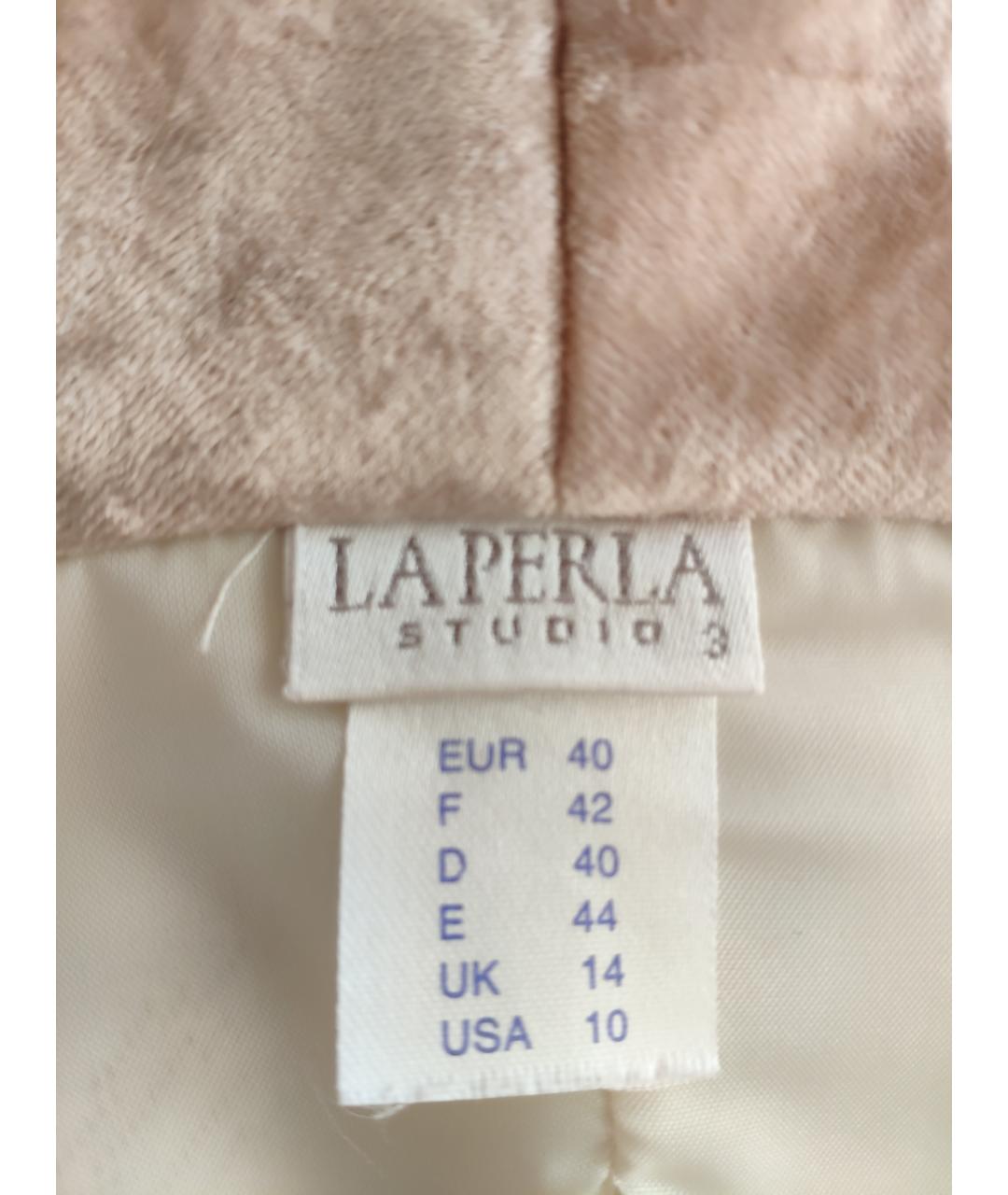 LA PERLA Бежевая хлопковая пижама, фото 2