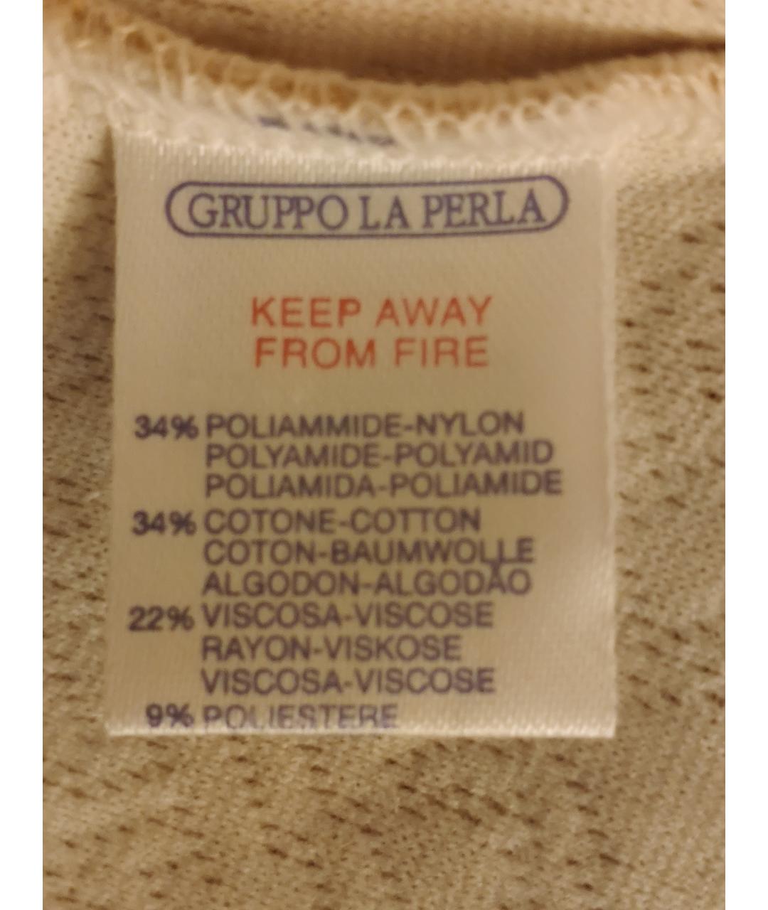 LA PERLA Бежевая хлопковая пижама, фото 5