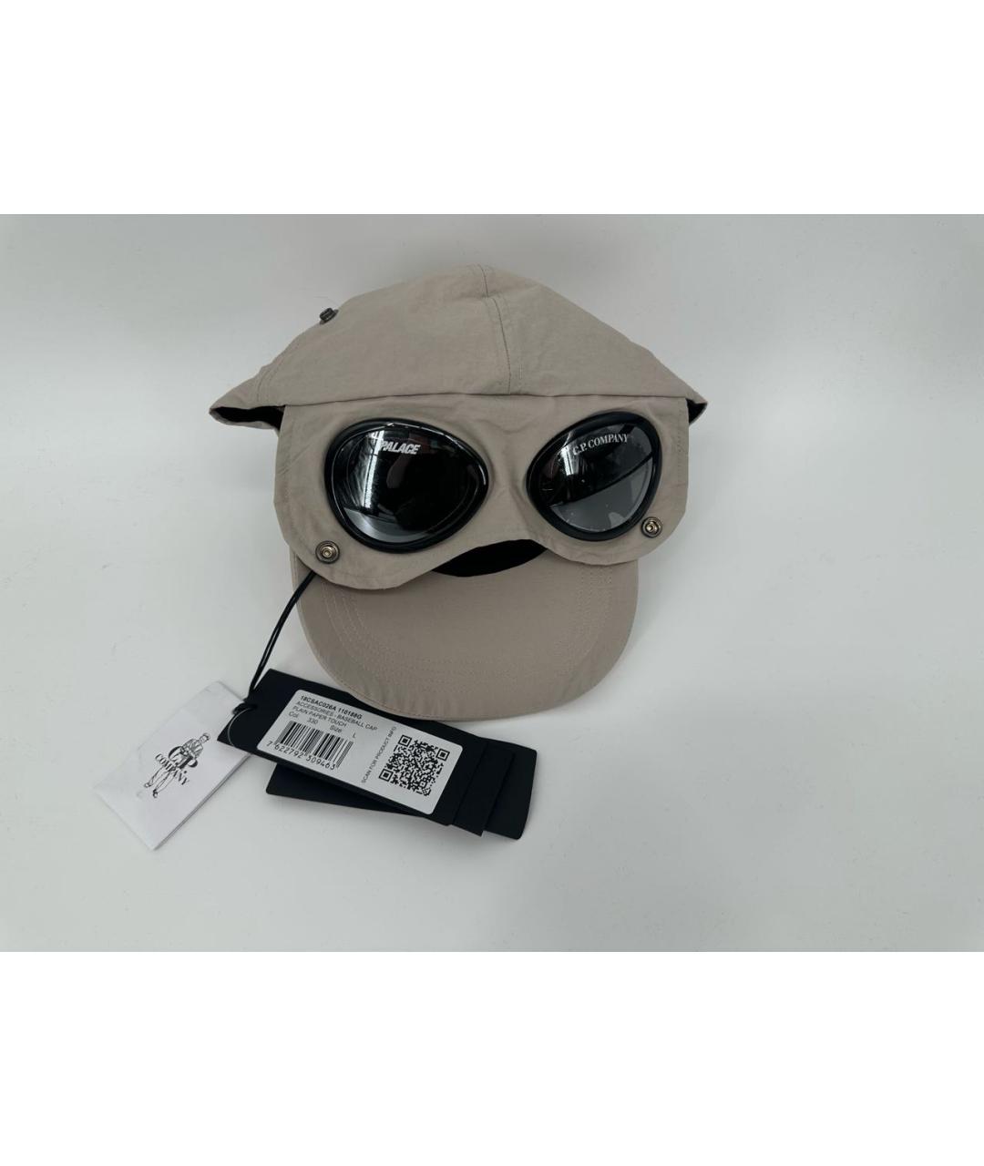 CP COMPANY Бежевая хлопковая кепка/бейсболка, фото 2