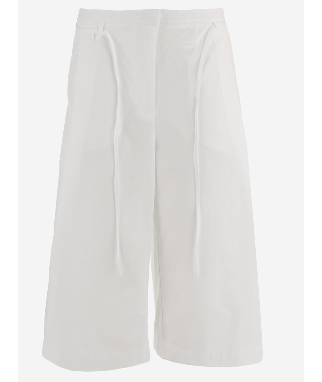 JACQUEMUS Белые хлопковые шорты, фото 4