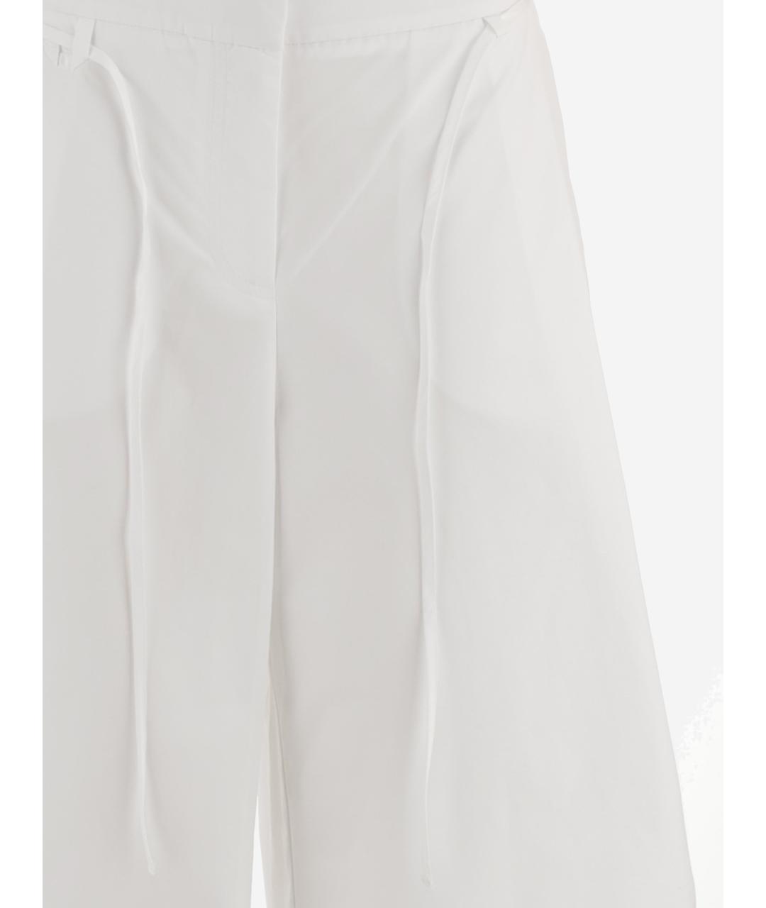 JACQUEMUS Белые хлопковые шорты, фото 3