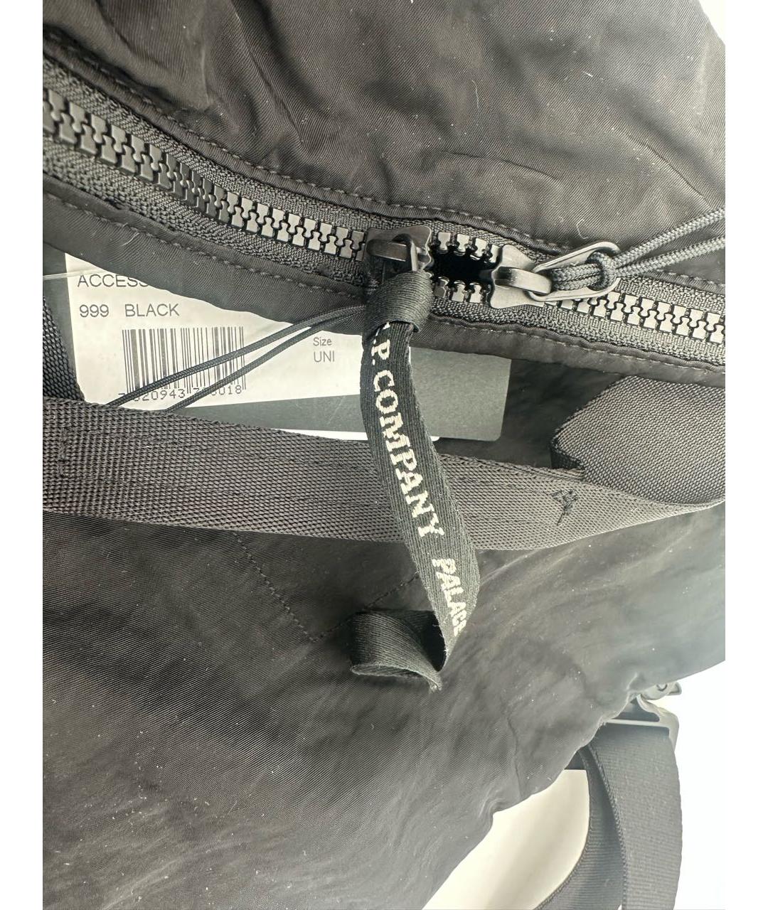 CP COMPANY Черный синтетический рюкзак, фото 4