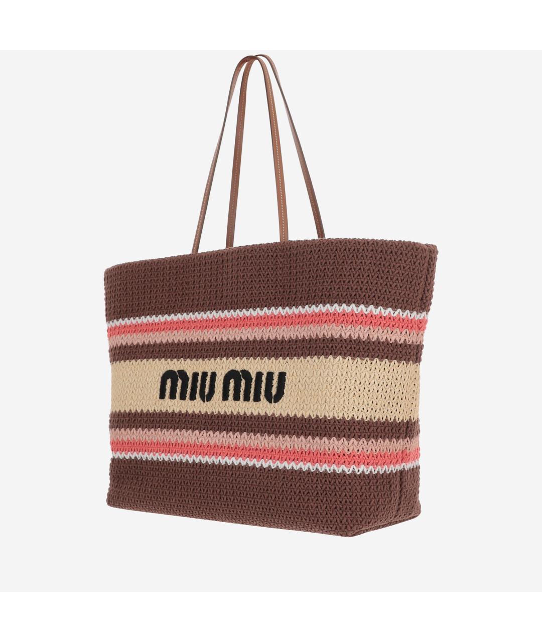 MIU MIU Мульти тканевая сумка тоут, фото 2