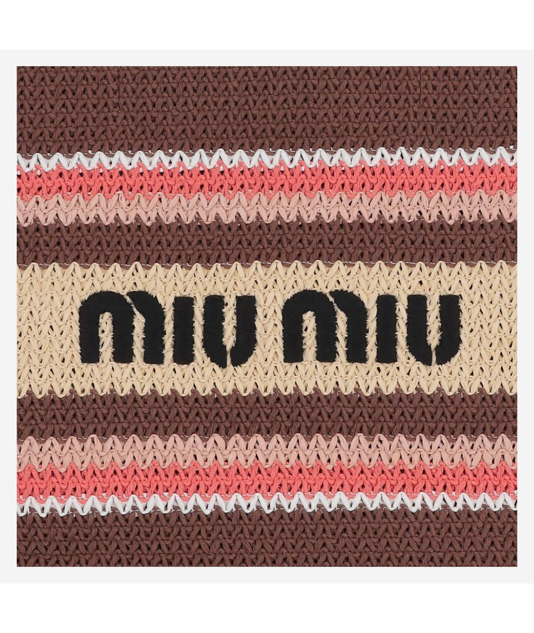 MIU MIU Мульти тканевая сумка тоут, фото 4