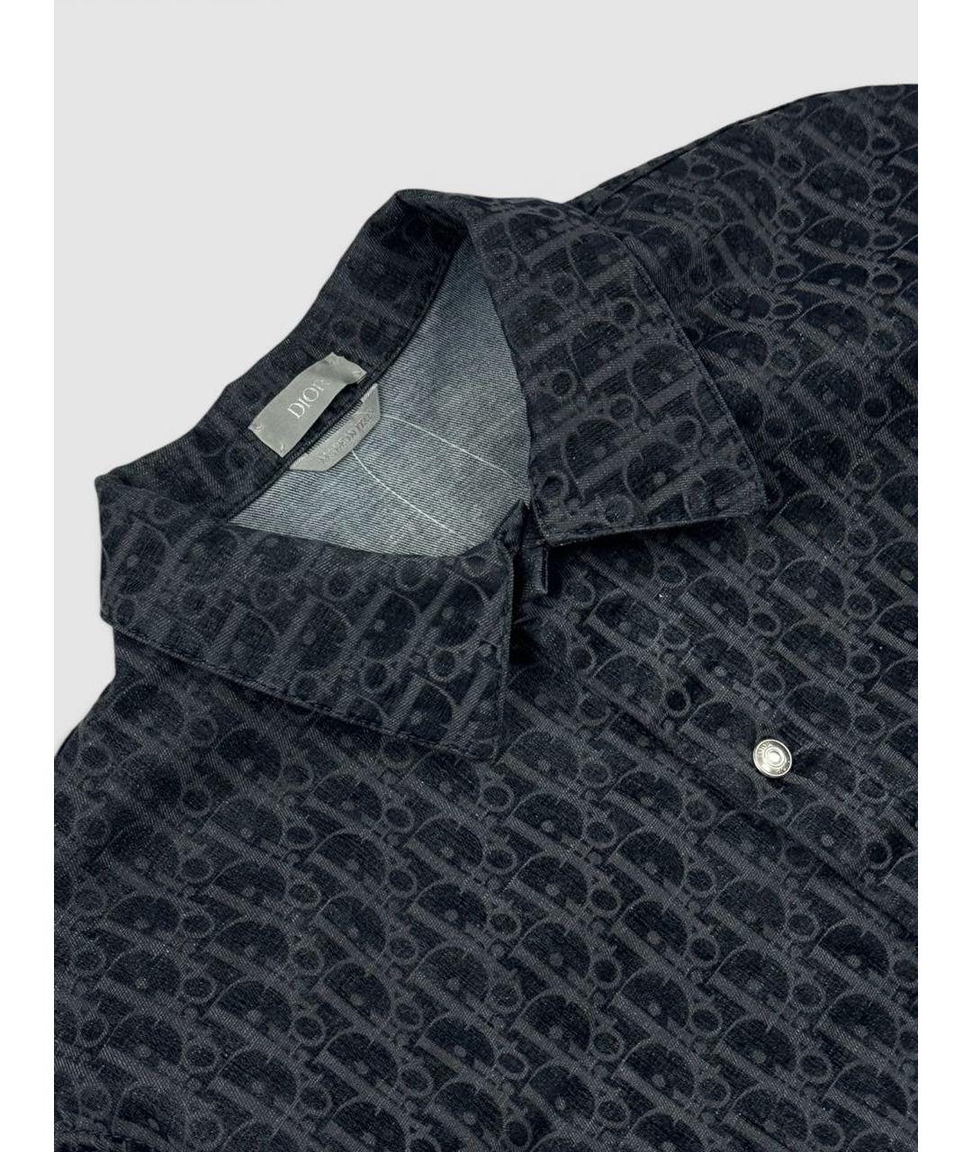 CHRISTIAN DIOR Темно-синяя хлопковая куртка, фото 5