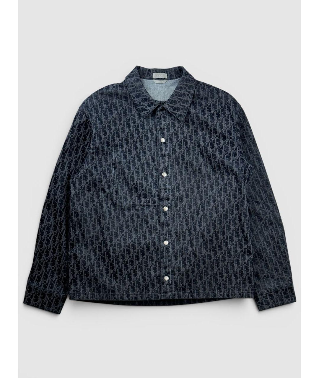 CHRISTIAN DIOR Темно-синяя хлопковая куртка, фото 6