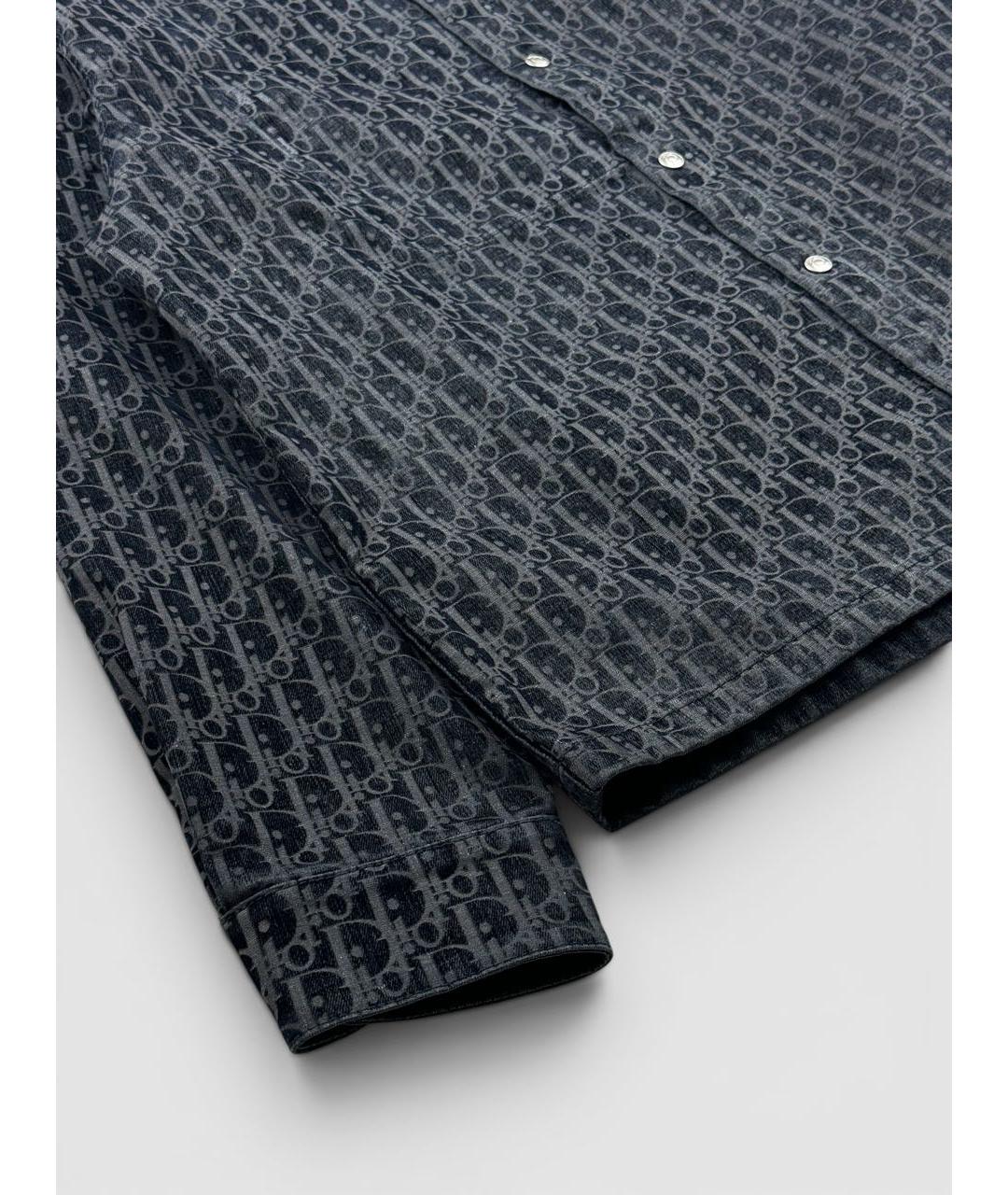 CHRISTIAN DIOR Темно-синяя хлопковая куртка, фото 4