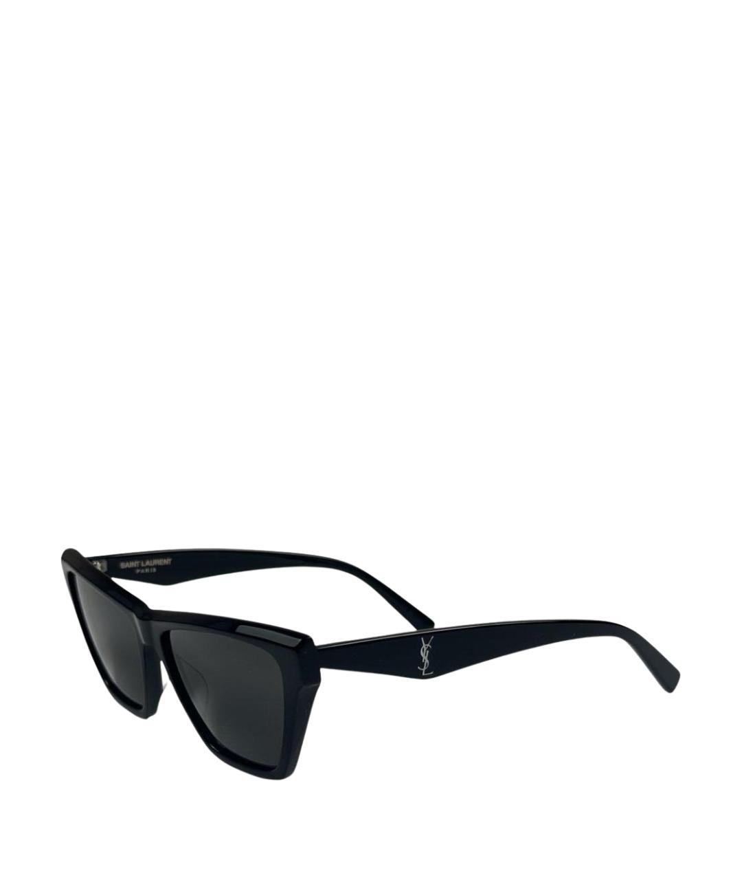 SAINT LAURENT Черные солнцезащитные очки, фото 1