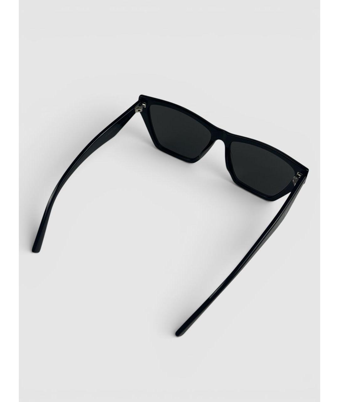 SAINT LAURENT Черные солнцезащитные очки, фото 5