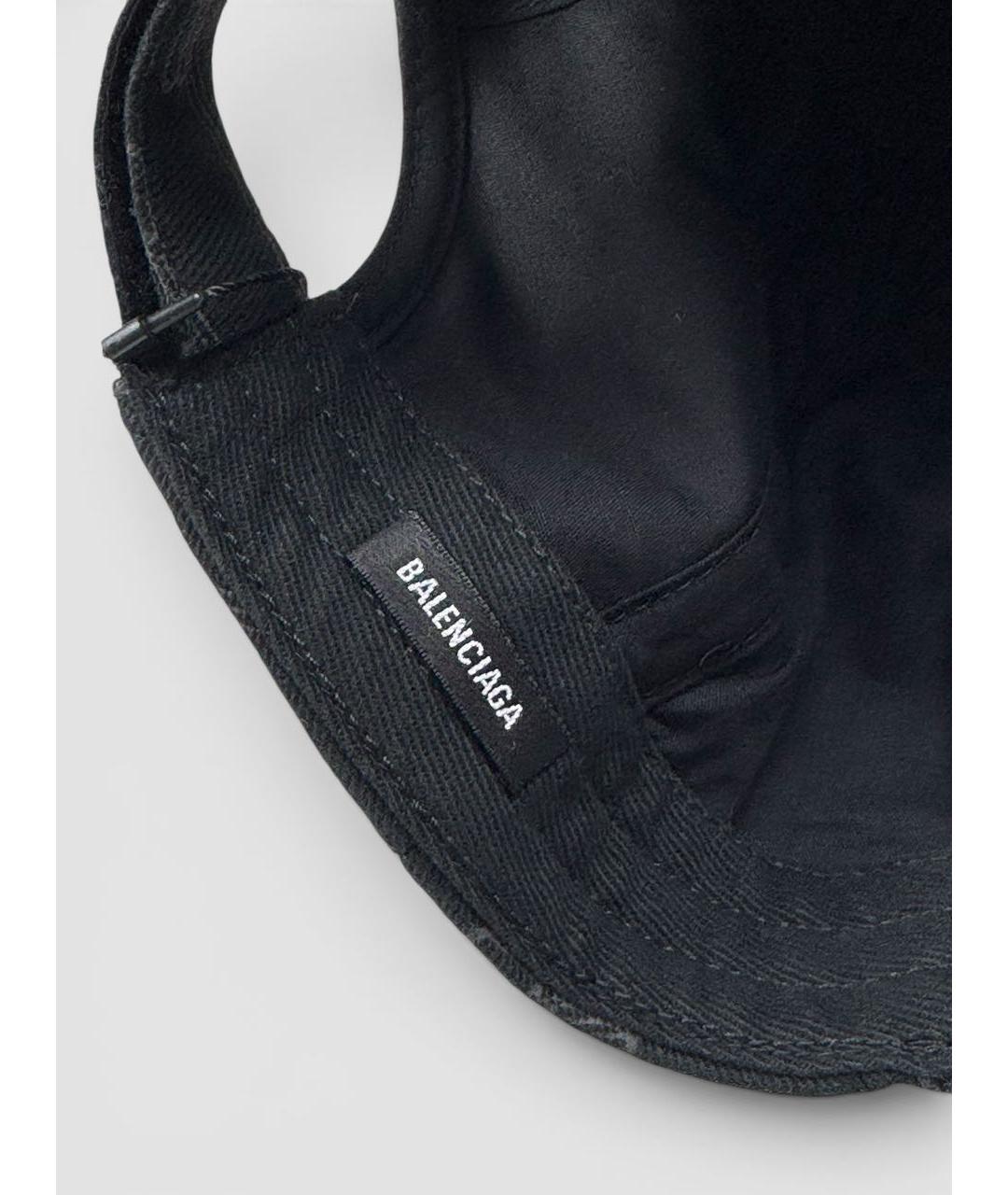 BALENCIAGA Черная хлопковая кепка/бейсболка, фото 5