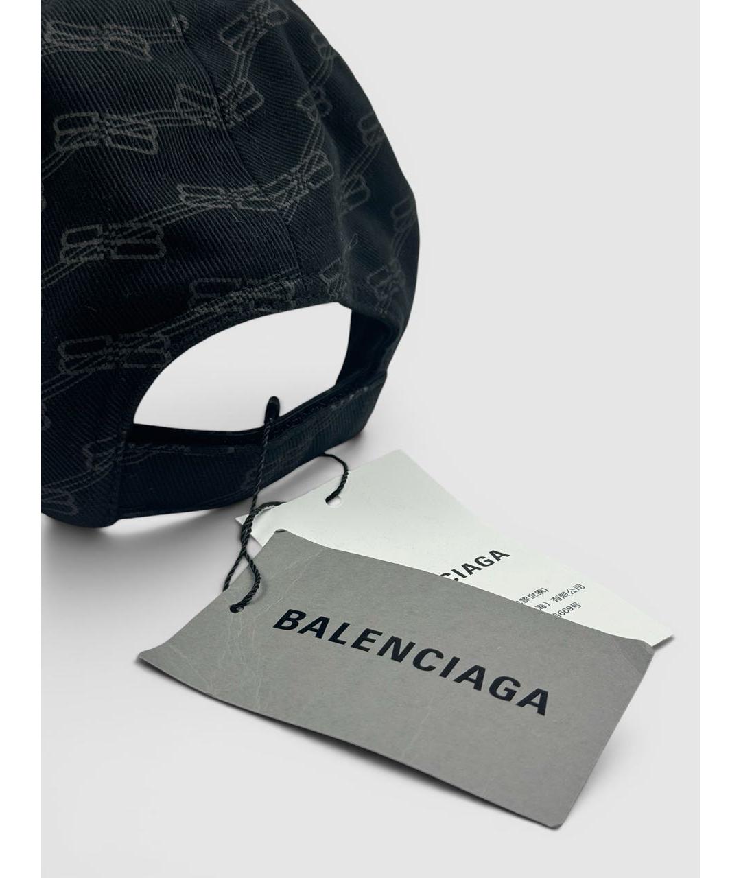 BALENCIAGA Черная хлопковая кепка/бейсболка, фото 4