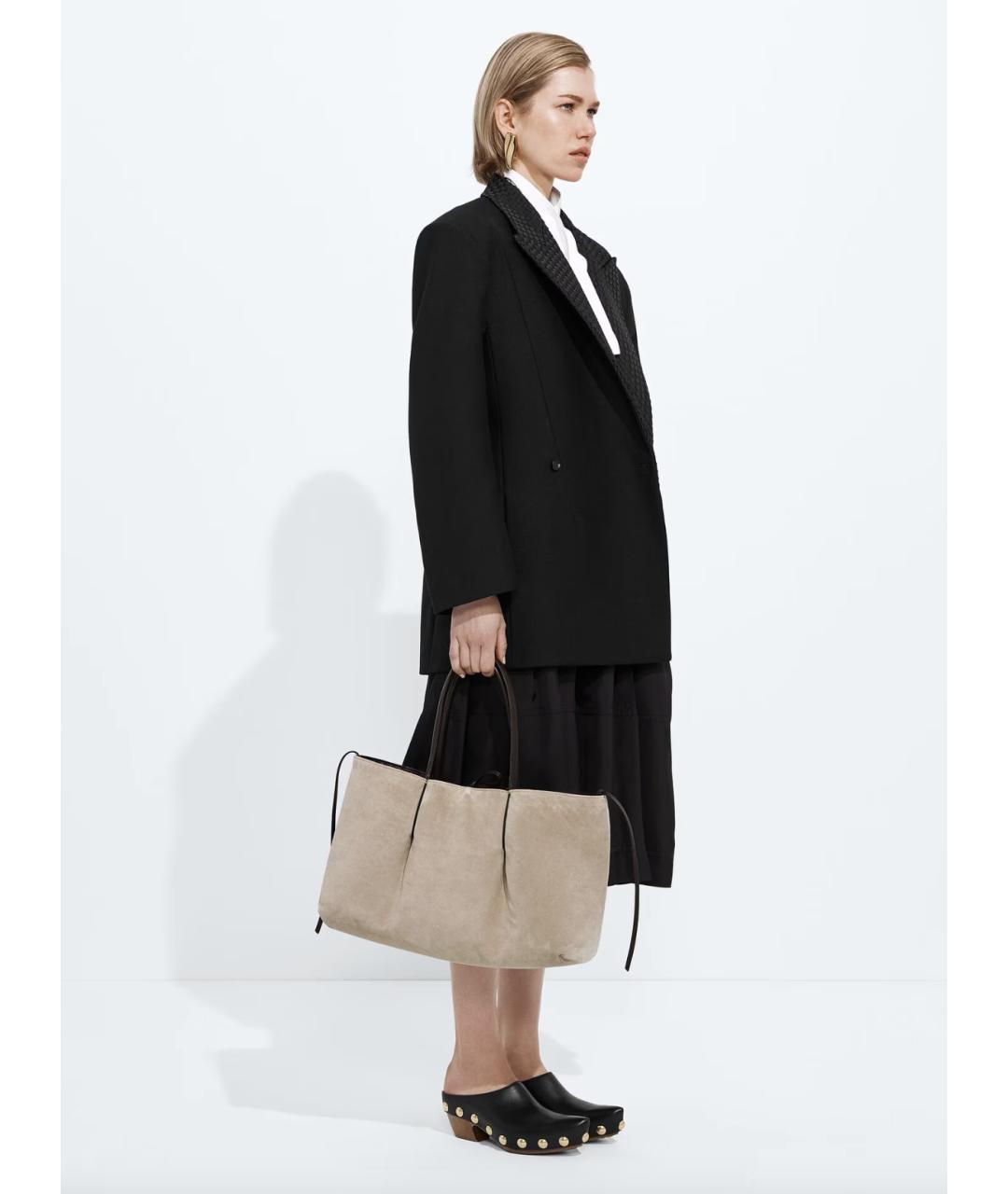 BOTTEGA VENETA Коричневая кожаная сумка тоут, фото 6