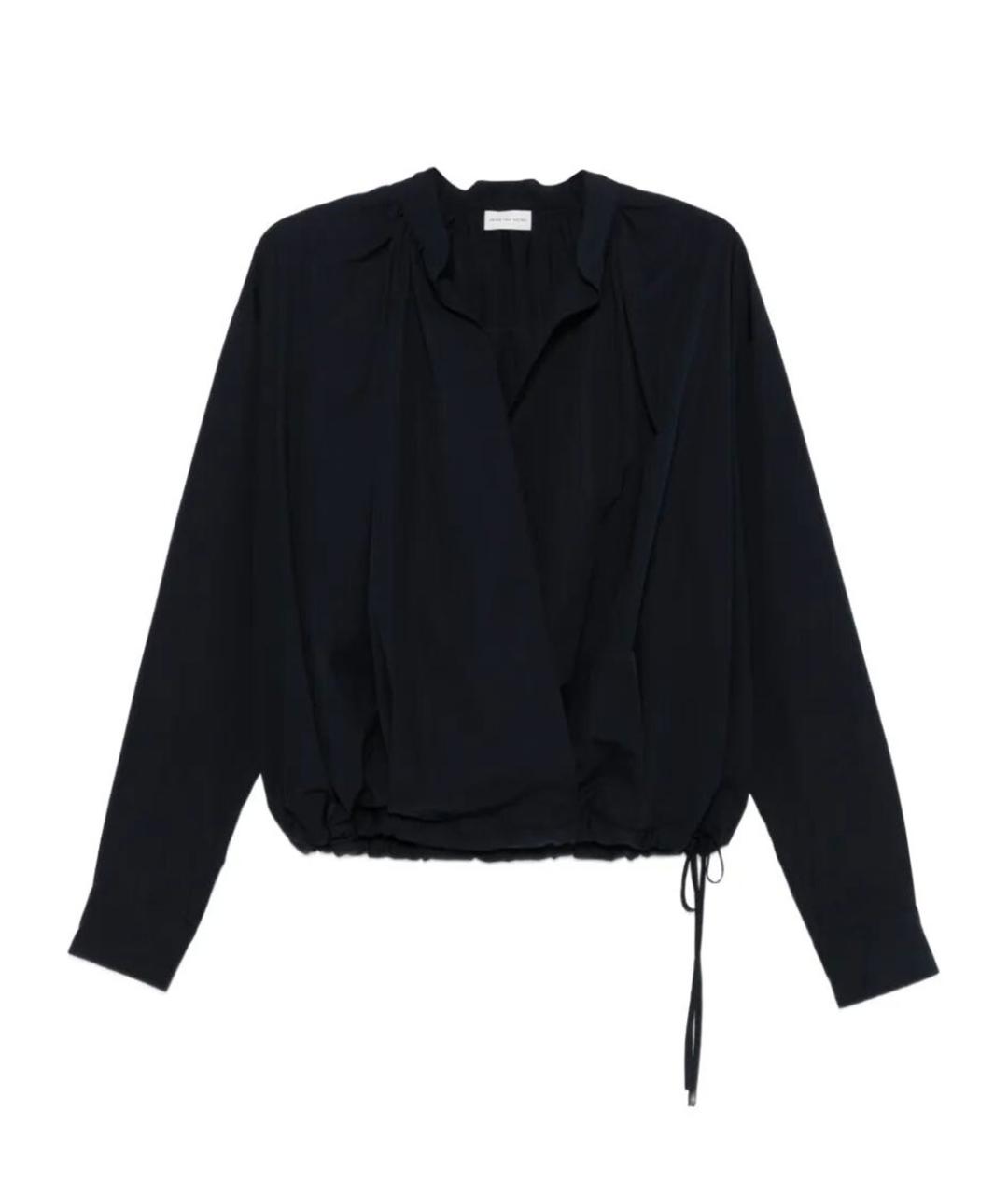 DRIES VAN NOTEN Синяя хлопковая рубашка, фото 1