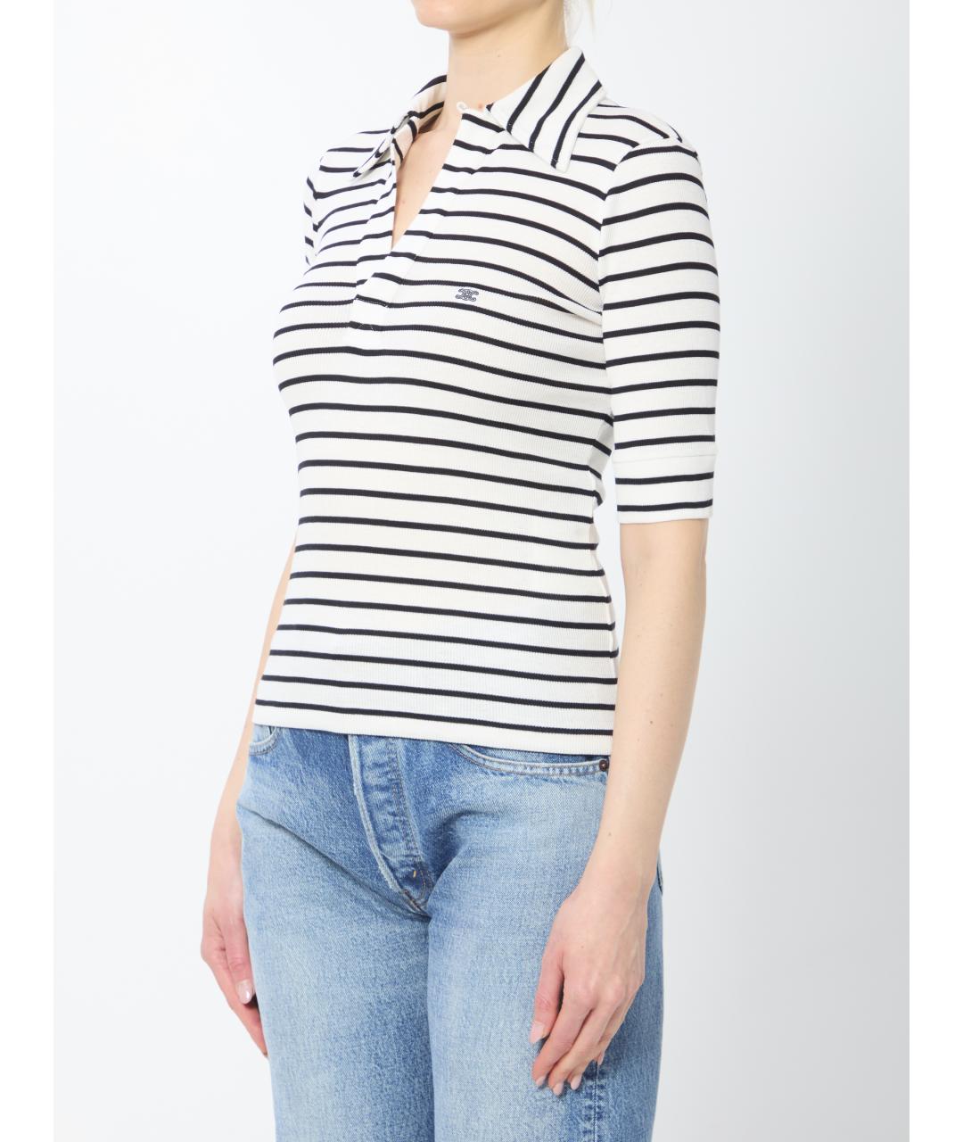 CELINE Мульти шелковая футболка, фото 2