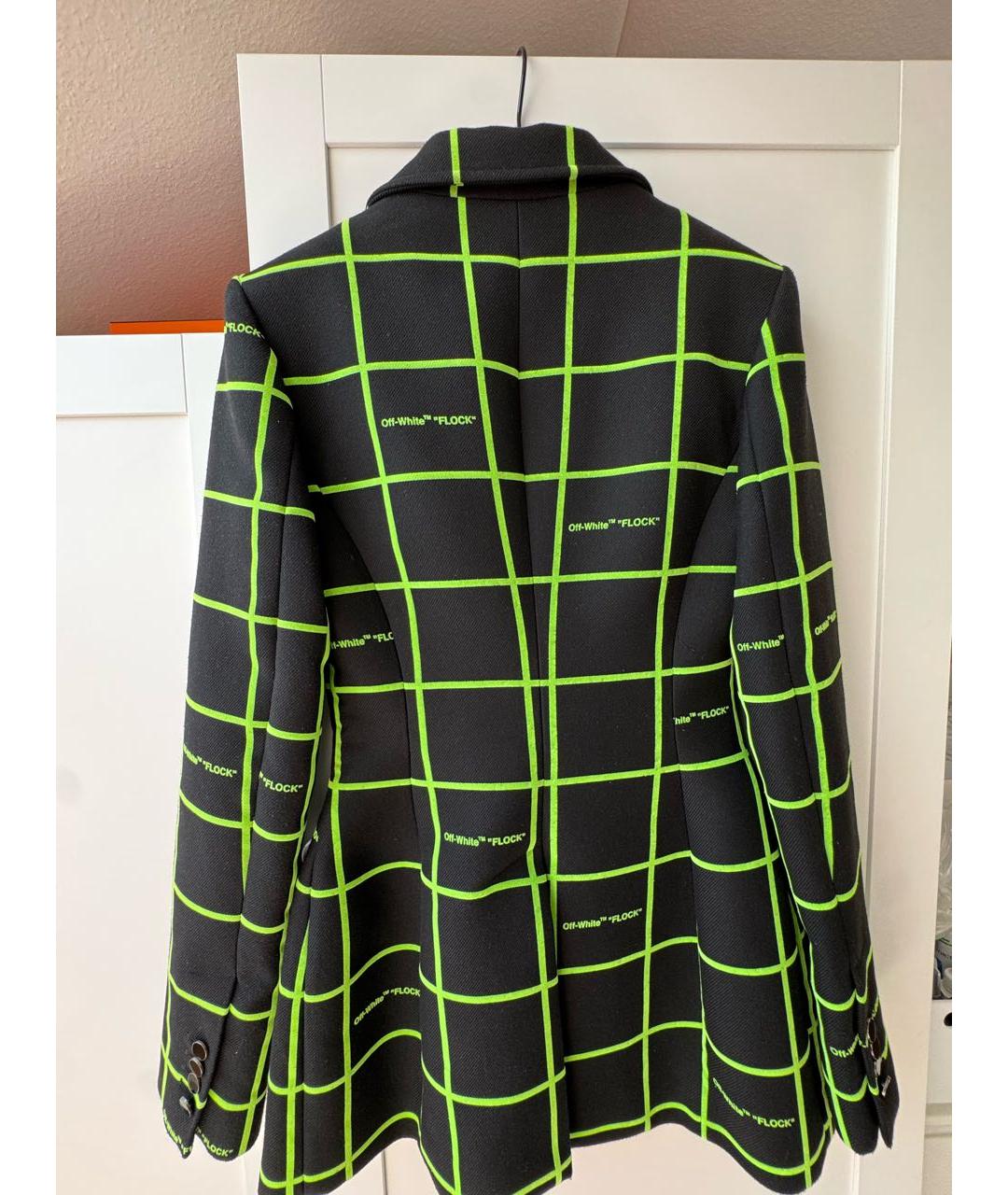 OFF-WHITE Черный полиэстеровый жакет/пиджак, фото 2