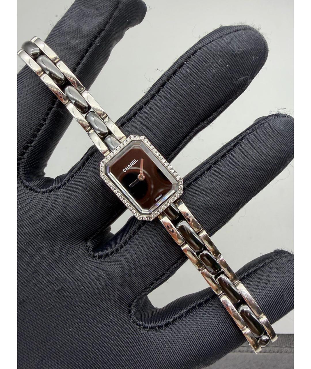 CHANEL Черные стальные часы, фото 2