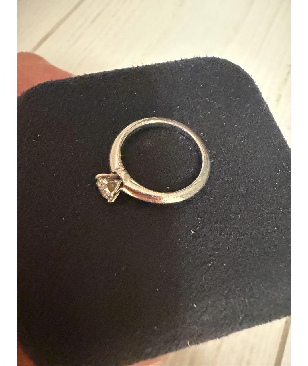 TIFFANY&CO Белое платиновое кольцо, фото 3