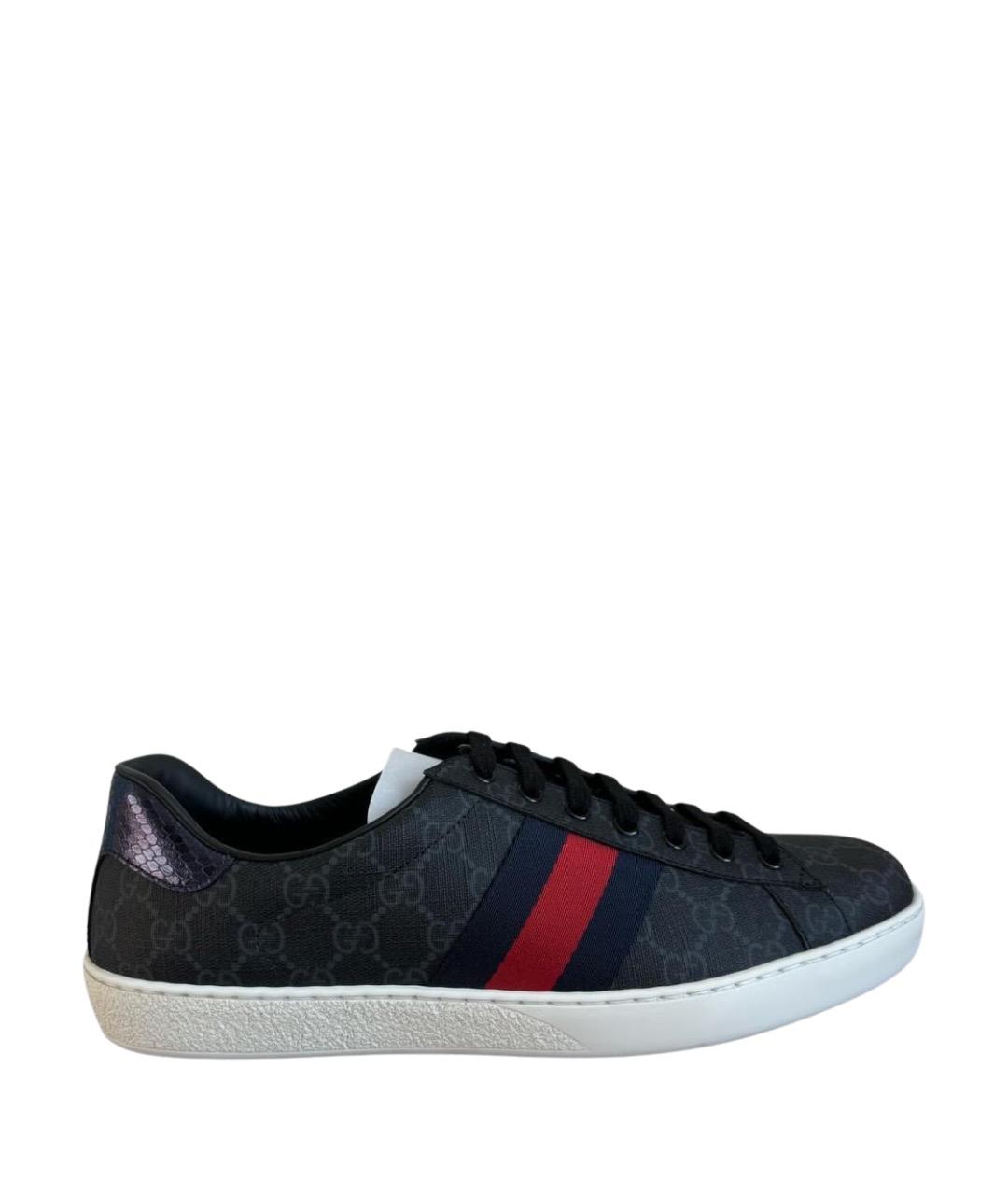 GUCCI Серые низкие кроссовки / кеды, фото 1