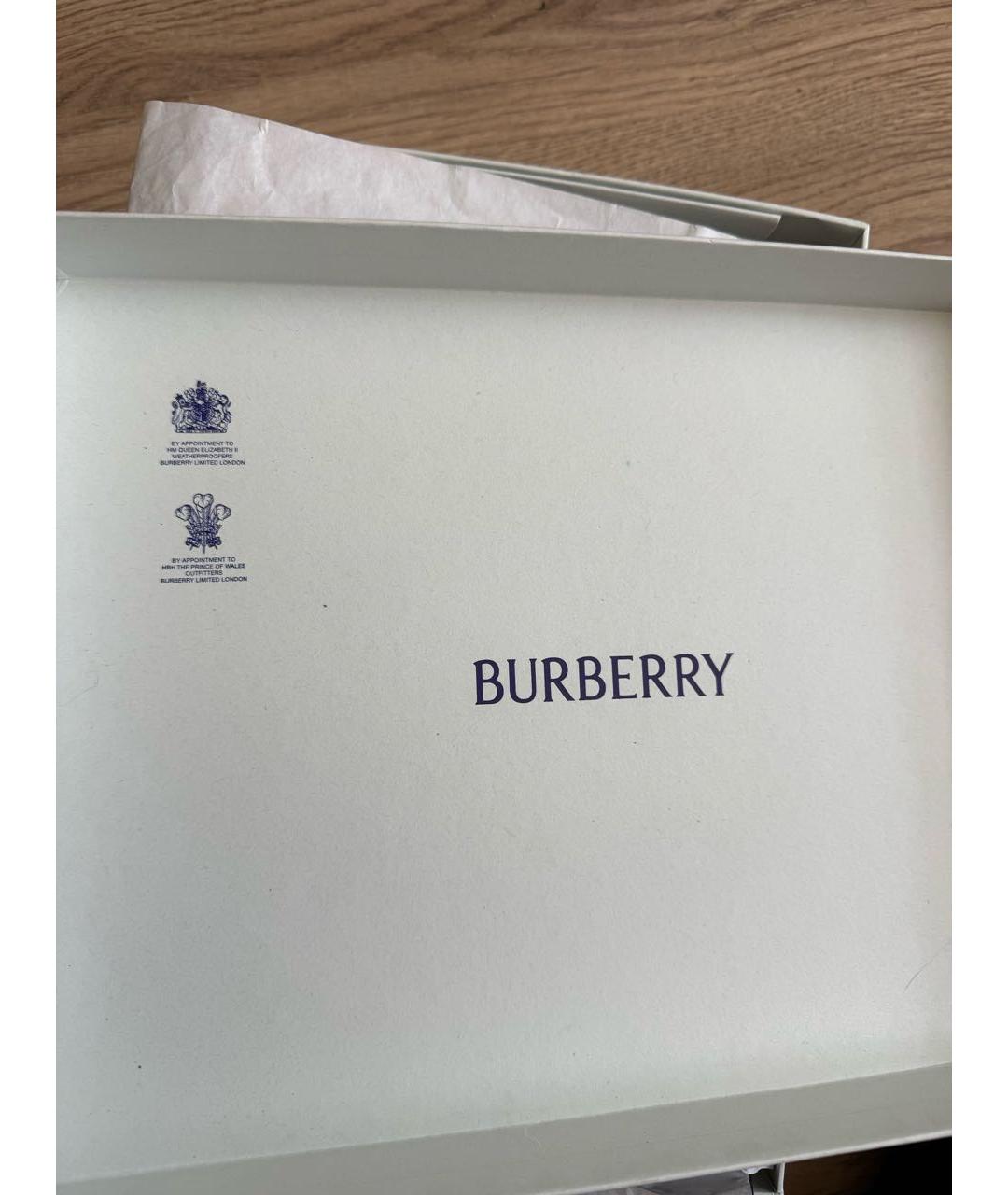 BURBERRY Бордовые туфли из лакированной кожи, фото 8