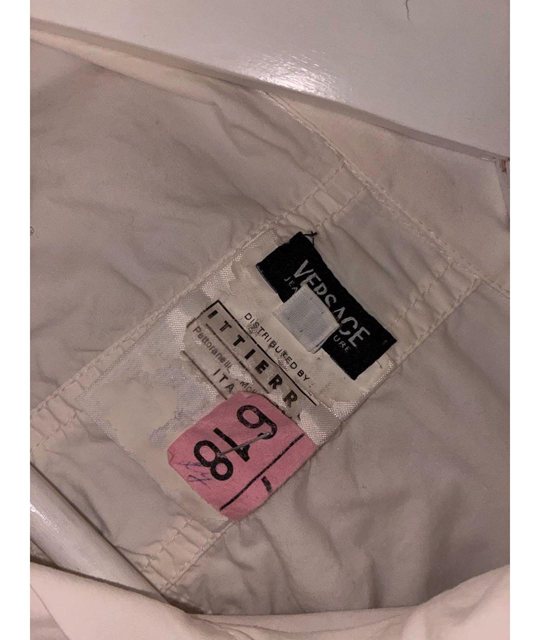 VERSACE JEANS COUTURE Белая хлопковая блузы, фото 5