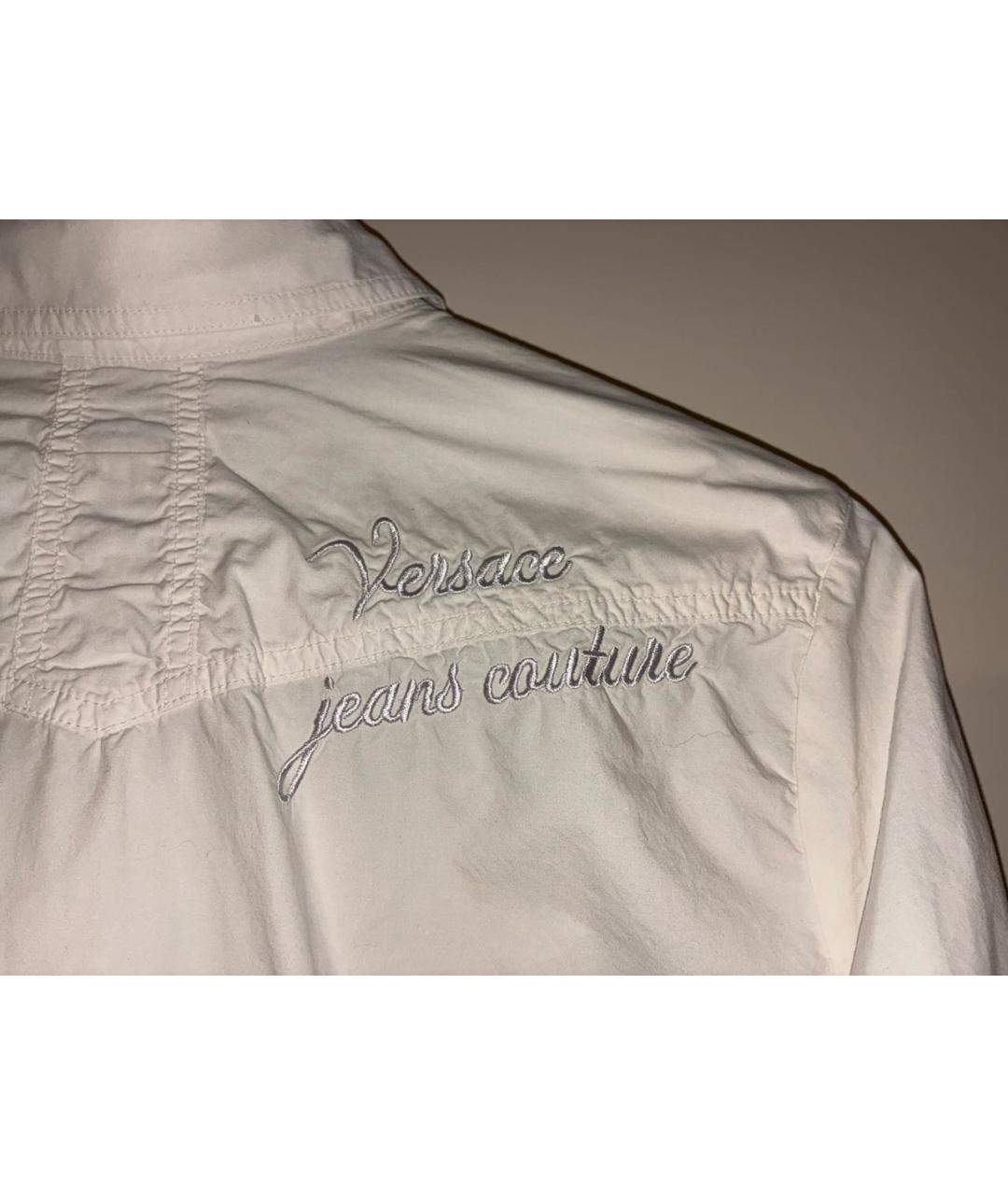 VERSACE JEANS COUTURE Белая хлопковая блузы, фото 4