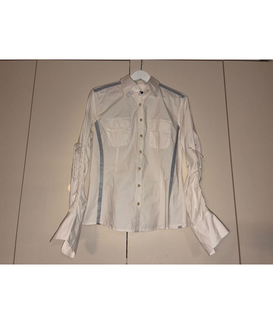 VERSACE JEANS COUTURE Белая хлопковая блузы, фото 7