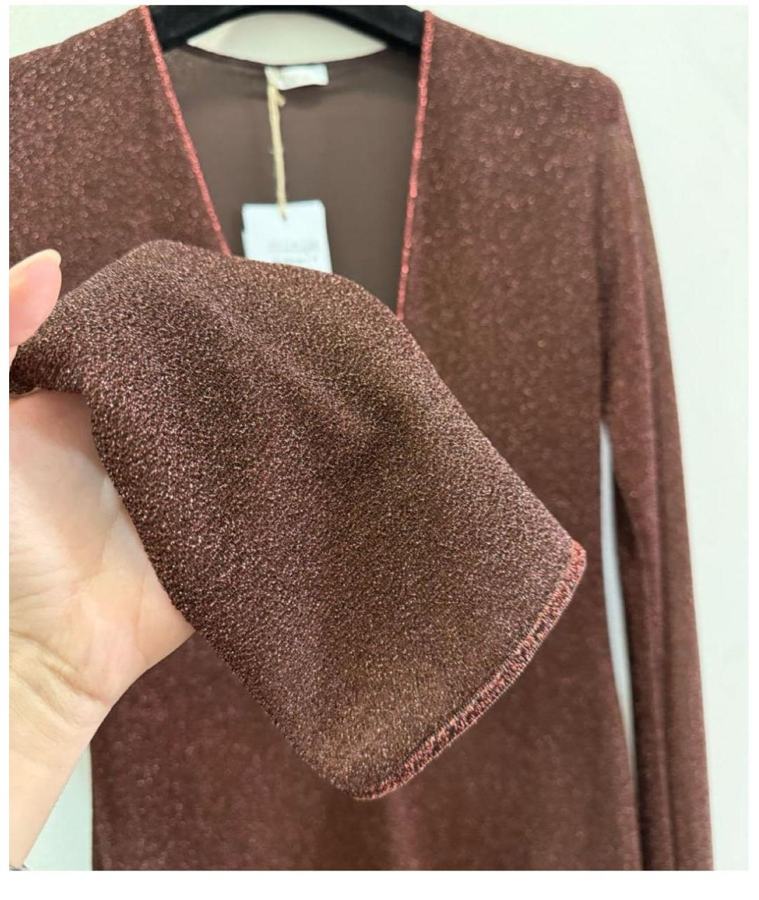 OSEREE Коричневая полиамидовая туника, фото 2