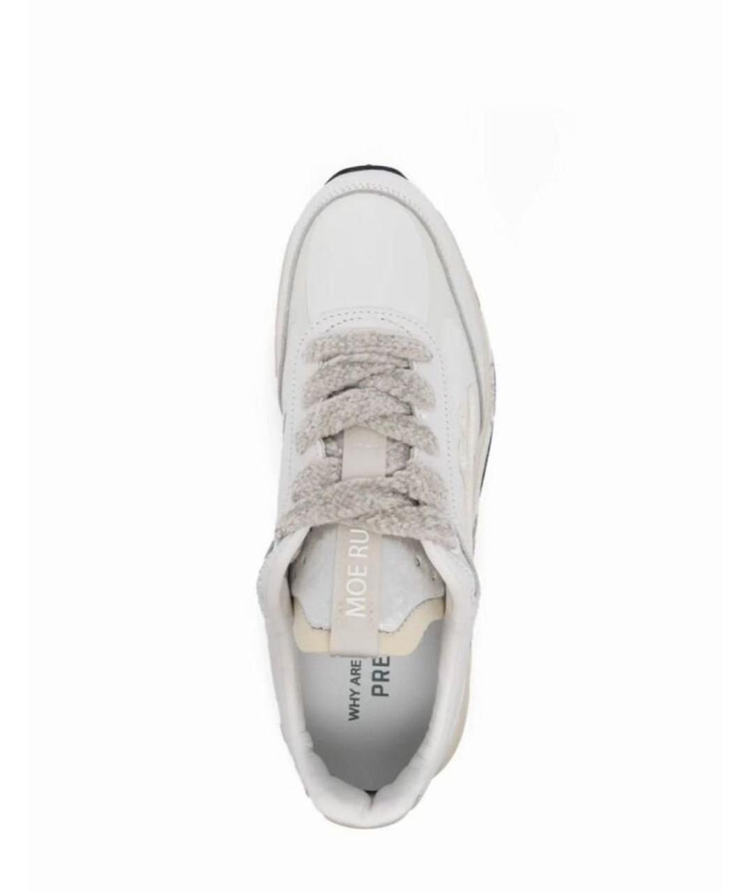 PREMIATA Белые кожаные кроссовки, фото 4