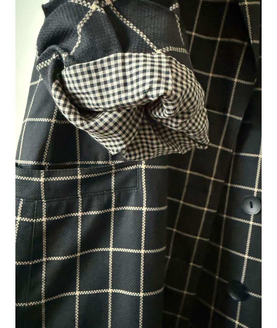 ESCADA Черный шерстяной жакет/пиджак, фото 4