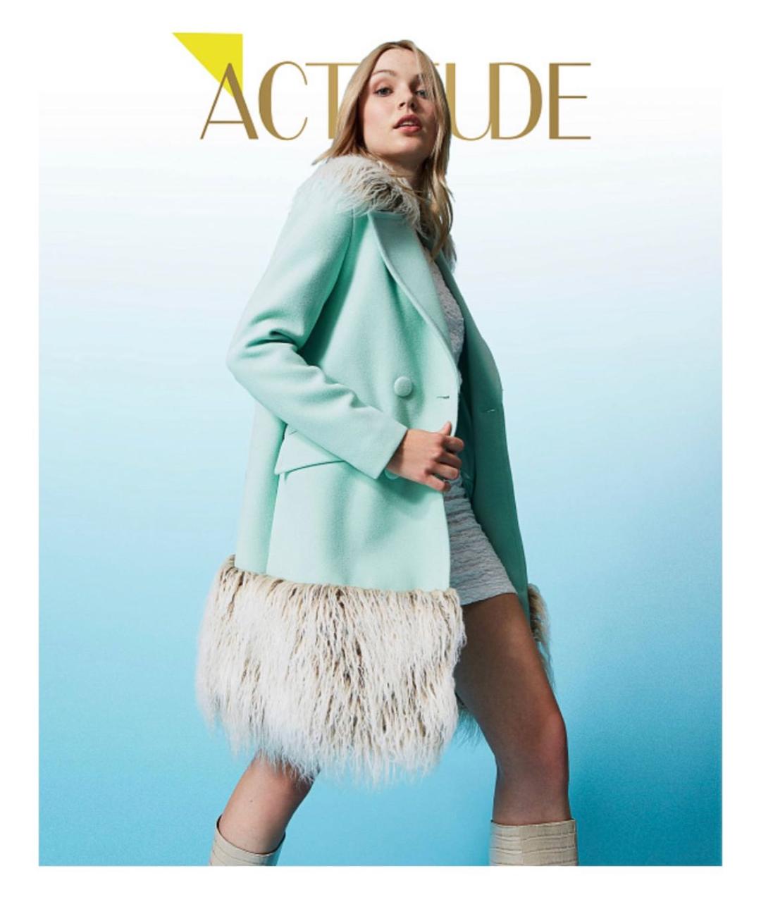 TWIN-SET Бирюзовое пальто, фото 6