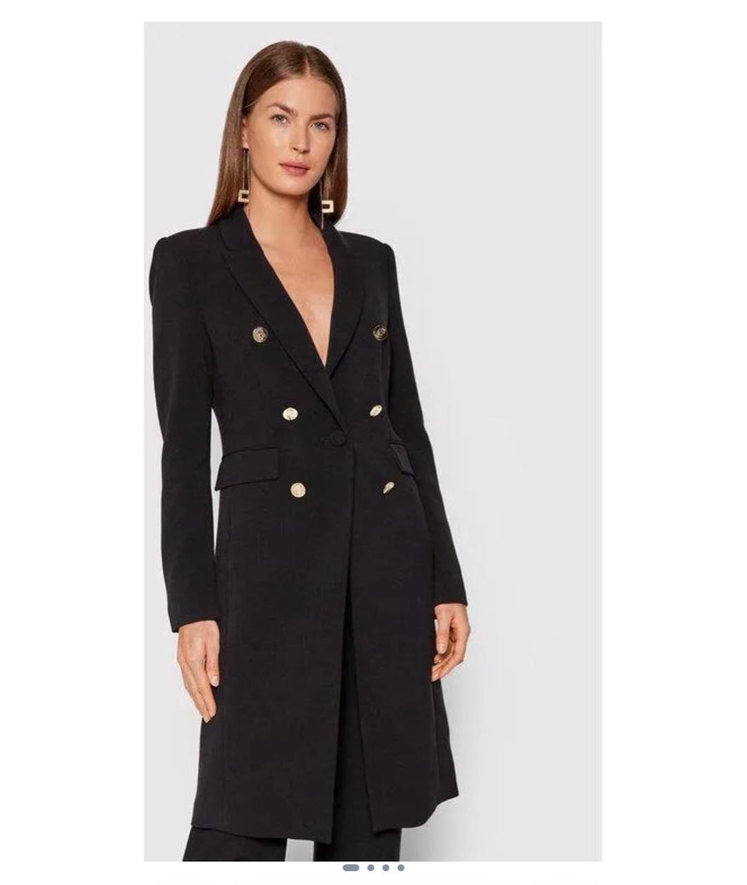 LIU JO Черное вискозное пальто, фото 7