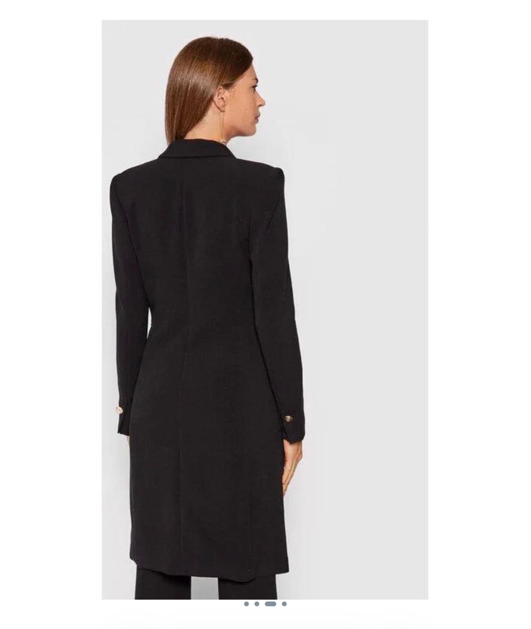 LIU JO Черное вискозное пальто, фото 8