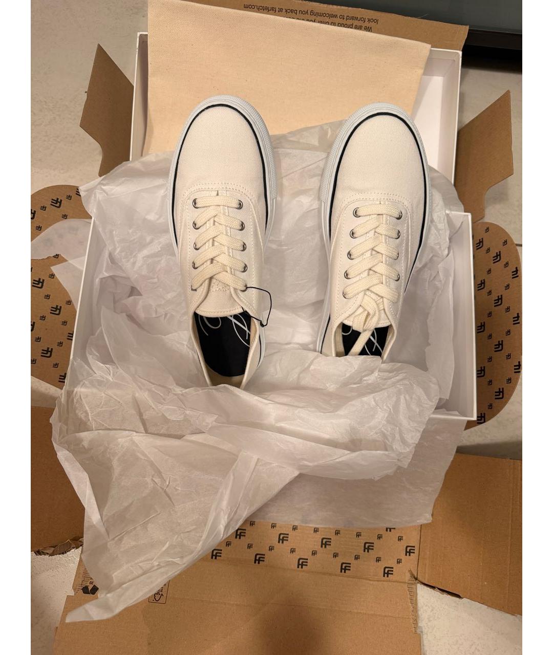 JACQUEMUS Белые текстильные кеды, фото 5