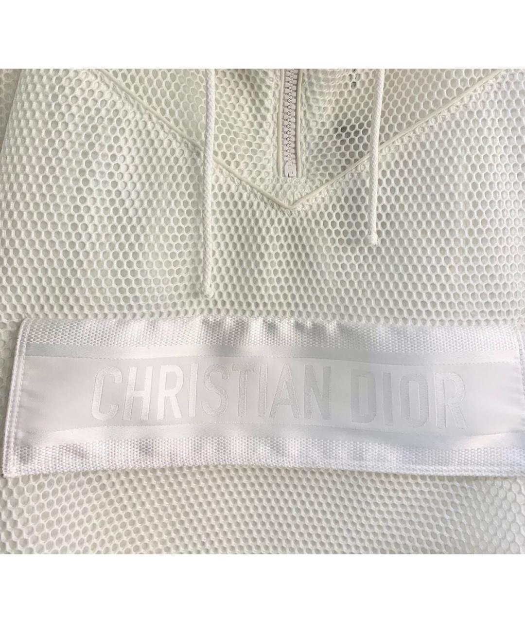 CHRISTIAN DIOR Белая полиамидовая куртка, фото 5