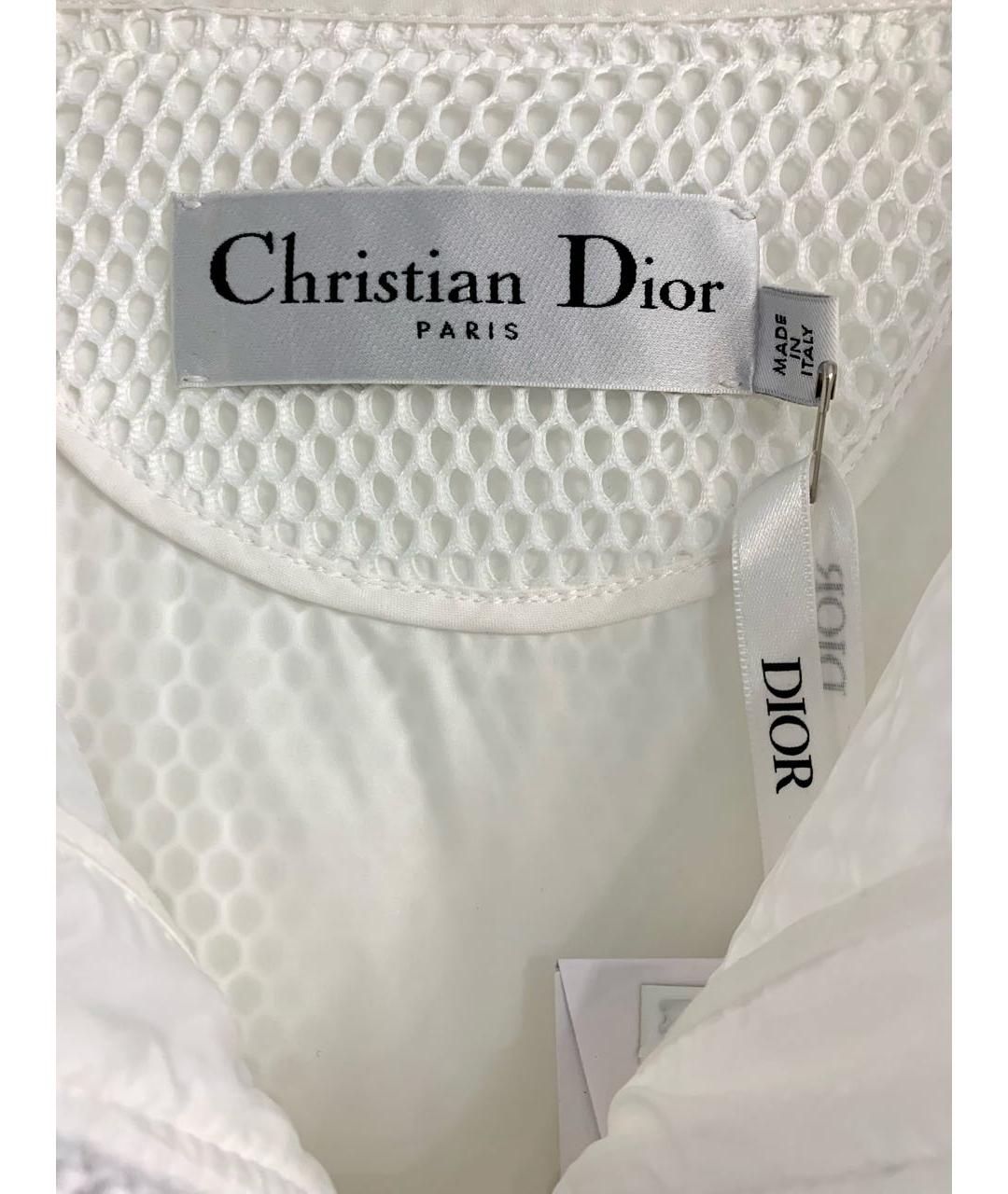 CHRISTIAN DIOR Белая полиамидовая куртка, фото 3