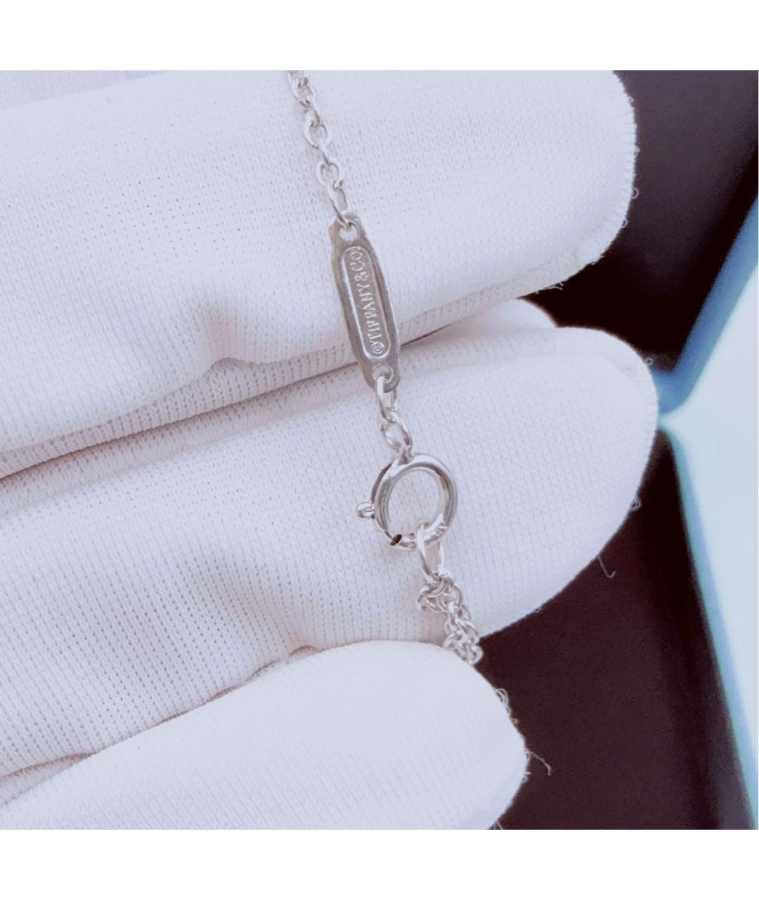 TIFFANY&CO Серебряное колье из белого золота, фото 7