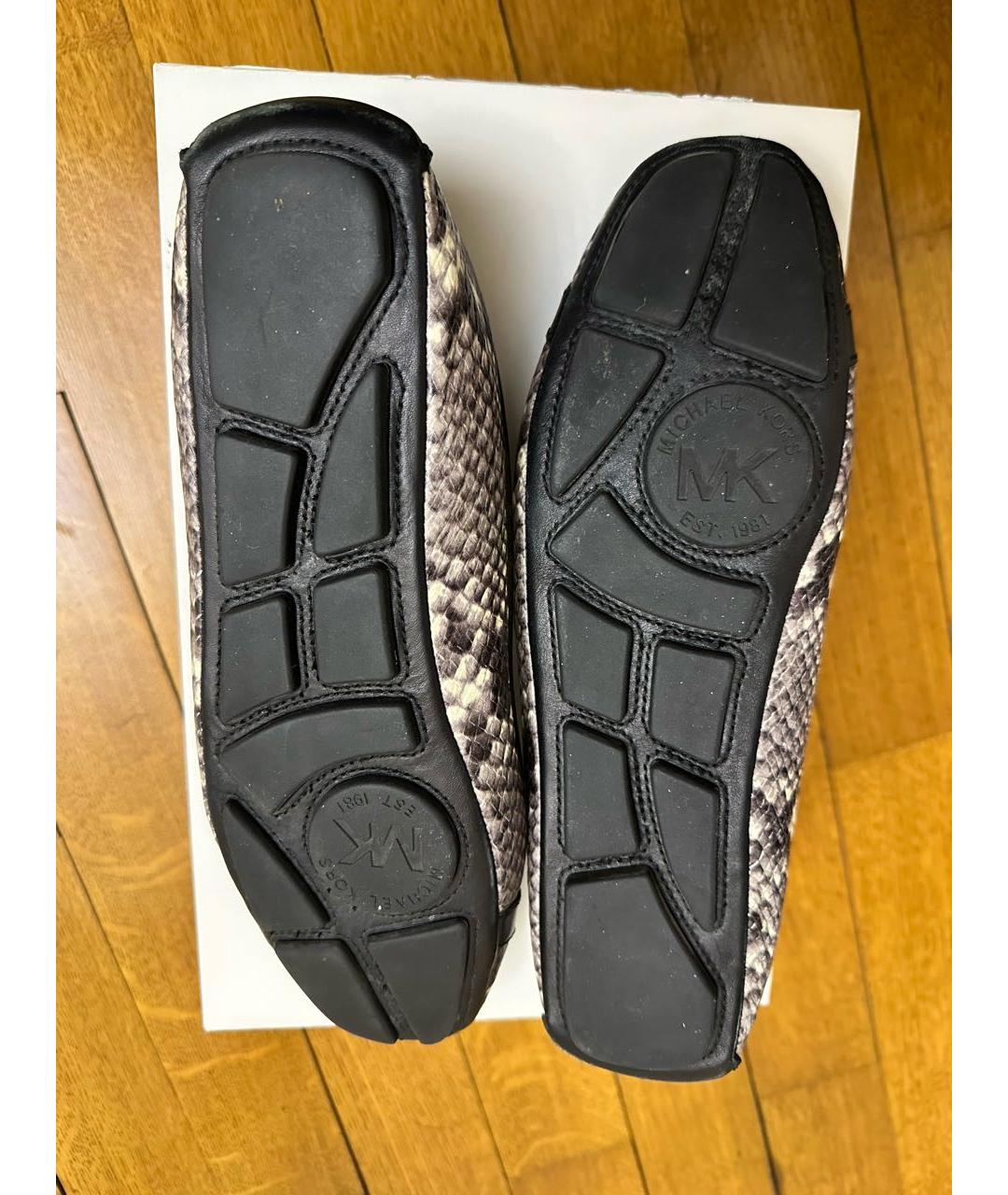 MICHAEL KORS Кожаные мокасины, фото 3