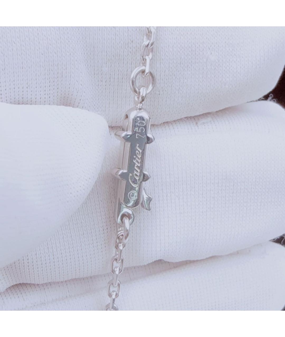 CARTIER Серебряное колье из белого золота, фото 6