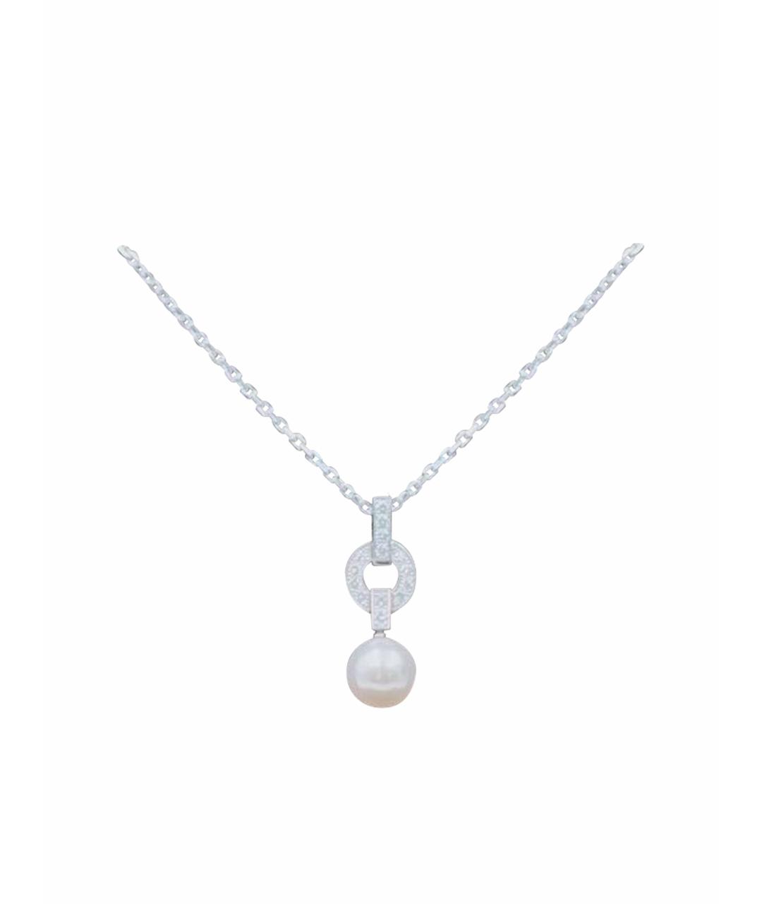 CARTIER Серебряное колье из белого золота, фото 1
