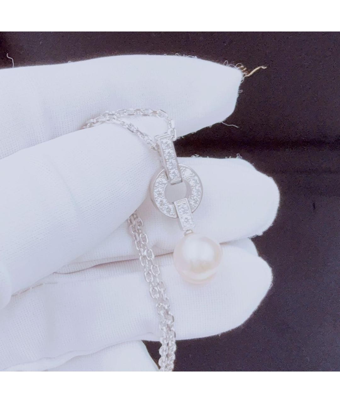 CARTIER Серебряное колье из белого золота, фото 4