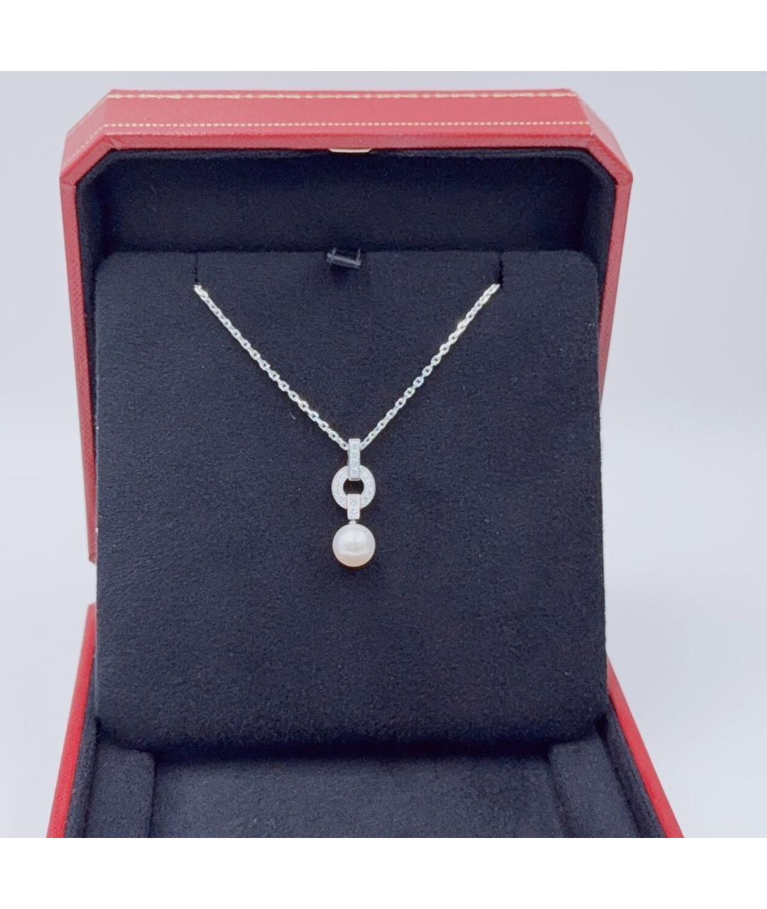 CARTIER Серебряное колье из белого золота, фото 7