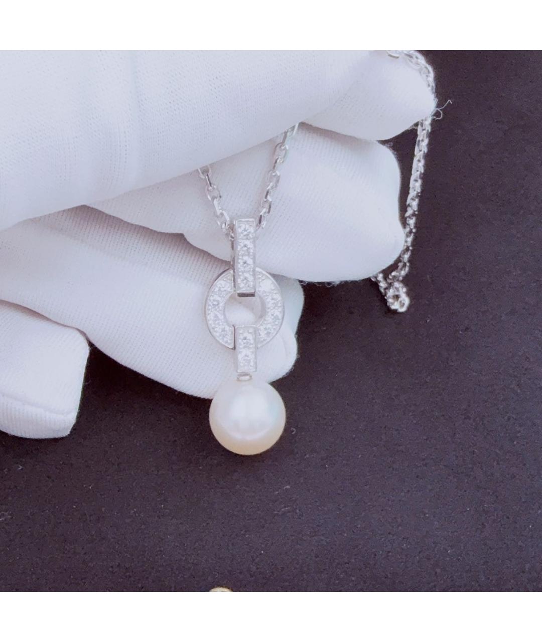 CARTIER Серебряное колье из белого золота, фото 2