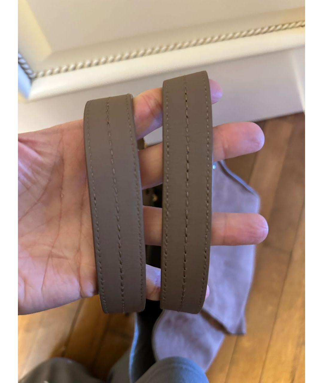 'S MAX MARA Коричневая замшевая сумка тоут, фото 6