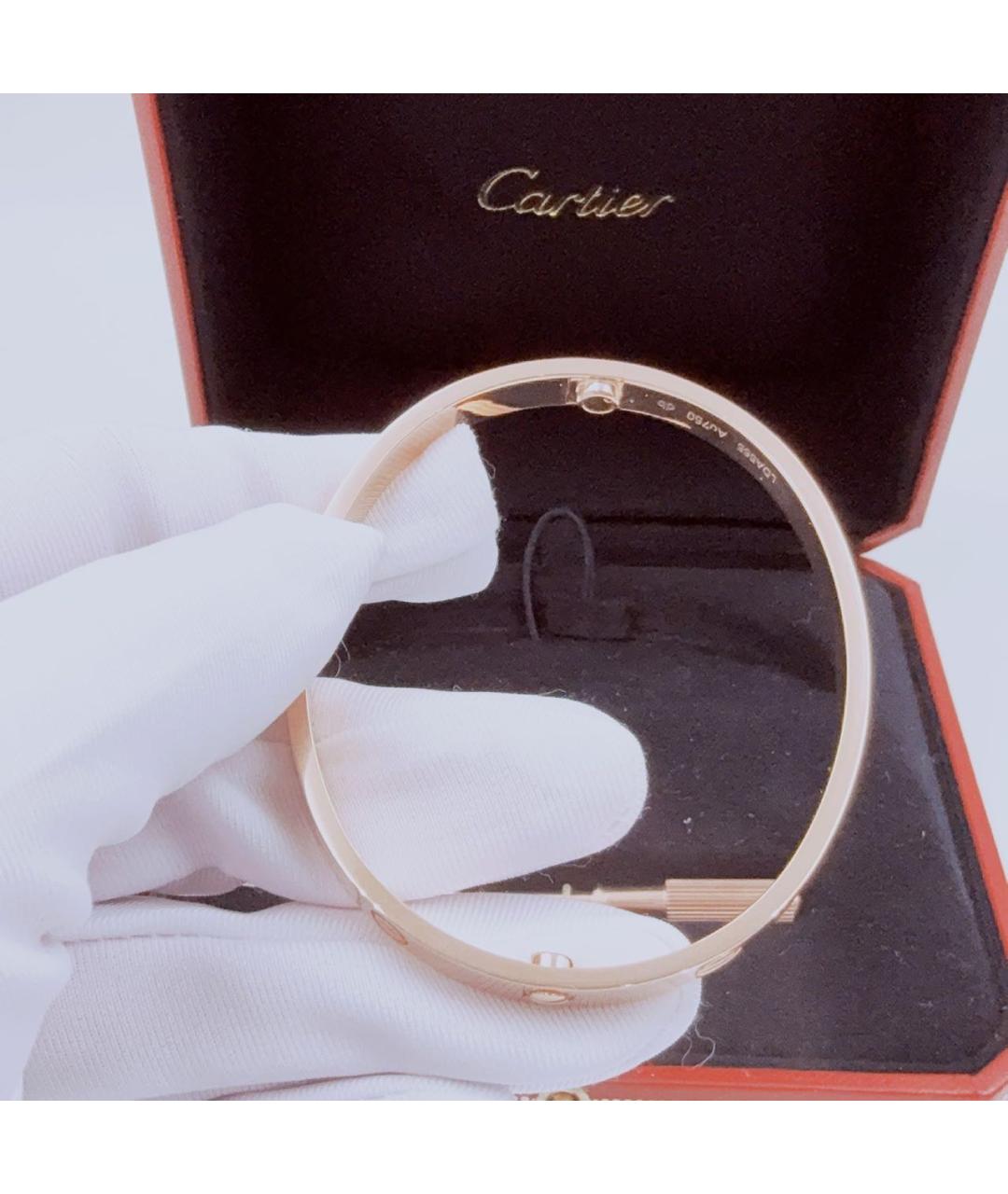 CARTIER Розовый браслет из розового золота, фото 5
