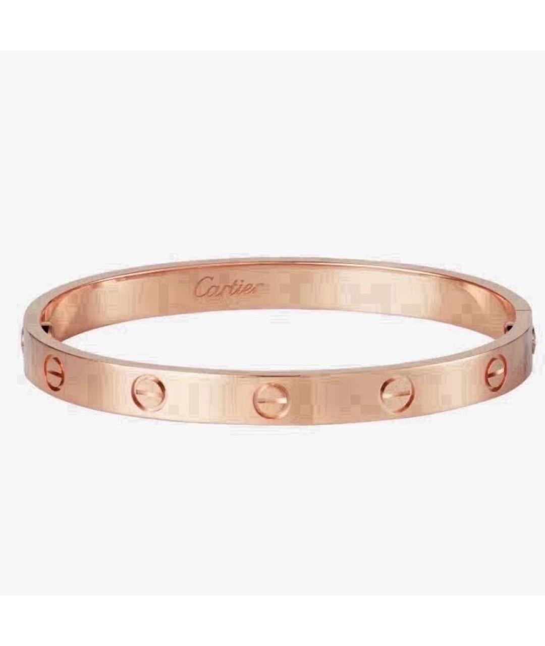 CARTIER Розовый браслет из розового золота, фото 7
